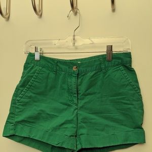 Green chinos
